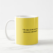 90時10分クラシック コーヒーマグカップ (左)