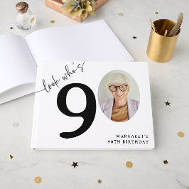 90歳おめでとう!モダンフォト90歳の誕生日 ゲストブック