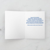 90歳だって何？ 面白い90歳の誕生日 2枚の写真付き 誕生日カード カード (内部)