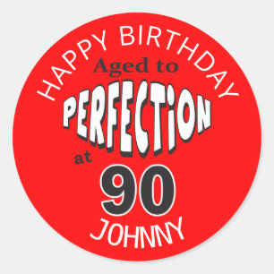 90歳で完成度が高い 第90誕生日 ラウンドシール