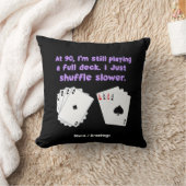 90歳で私はまだフル遊デッキを持っている クッション (ブランケット)