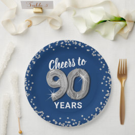 90歳のお誕生日おめでとうございます ペーパープレート