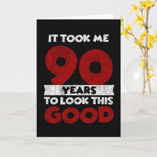 90歳のバデーが私を90歳の誕生日 カード (黄色い花)