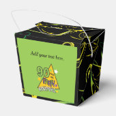 90歳のパーティー動物のテーマ特典ボックス フェイバーボックス (裏面サイド)