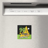 90歳のパーティー動物 |第90誕生日 マグネット (インサイチュ (食洗機))