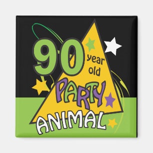 90歳のパーティー動物 第90誕生日 マグネット