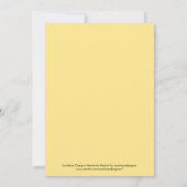 90歳の世界一周への招待 招待状 (裏面)