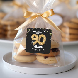 90歳の誕生日おめでとう スクエアシール