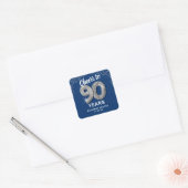 90歳の誕生日おめでとう スクエアシール (封筒)