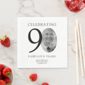 90歳の誕生日おめでとう スタンダードランチョンナプキン (インサイチュ)