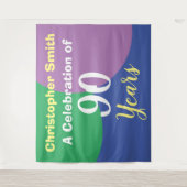 90歳の誕生日おめでとう タペストリー (正面)