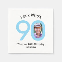 90歳の誕生日おめでとう フォトナプキン