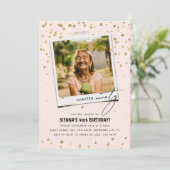 90歳の誕生日お祝いフォト 招待状 (スタンド正面)