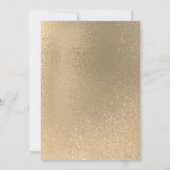 90歳の誕生日を祝うゴージャスなローズフラワーパーティー 招待状 (裏面)