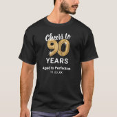 90歳の誕生日を祝うTシャツ - 完熟の逸品 Tシャツ (正面)