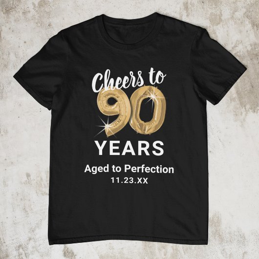90歳の誕生日を祝うTシャツ - 完熟の逸品 Tシャツ