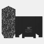 90歳の誕生日シルバー+スワールサンクスギフト フェイバーボックス (見開き)