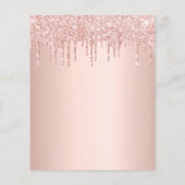 90歳の誕生日バラ金ゴールドグリッター予算 チラシ (裏面)