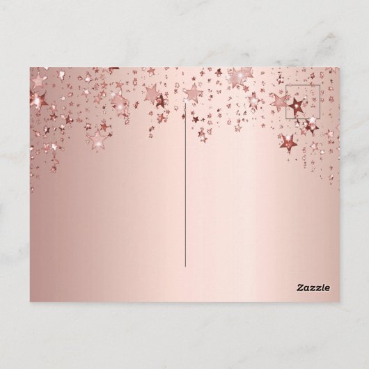 90歳の誕生日バラ金ゴールドスターは日付を保存 ポストカード (裏面)