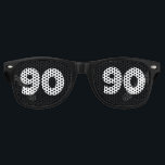 90歳の誕生日パーティサングラス レトロサングラス<br><div class="desc">90番誕生日ファングラス！</div>