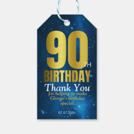 90歳の誕生日パーティーお礼 ギフトタグ