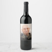 90歳の誕生日パーティーの写真 乾杯 ワインラベル (正面)