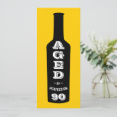 90歳の誕生日パーティーの招待が完成までに 招待状 (スタンド正面)