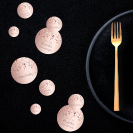 90歳の誕生日パーティーバラ金ゴールドピンクの星のグラム コンフェッティ