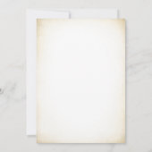 90歳の誕生日パーティー - レトロなクリーミーな白と赤 招待状 (裏面)