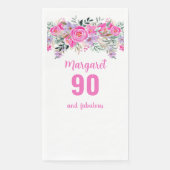 90歳の誕生日ピンクのフローラパーティー (正面)