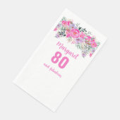 90歳の誕生日ピンクのフローラパーティー (コーナー)