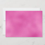 90歳の誕生日ピンクケーキ招待状 招待状 (裏面)