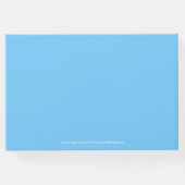 90歳の誕生日フォトスター赤い青のゲストブック ゲストブック (裏面)