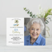 90歳の誕生日フォト 招待状 (スタンド正面)