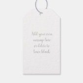 90歳の誕生日マンギフトメッセージカード ギフトタグ (裏面)