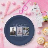 90歳の誕生日写真プレート ペーパープレート (パーティー)