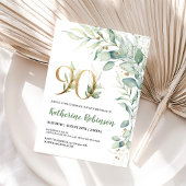 90歳の誕生日招待状のために彼女の大人誕生日 招待状