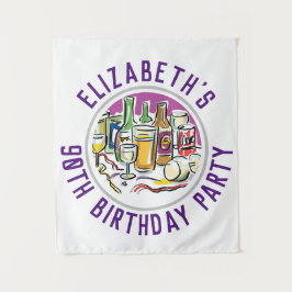 90歳の誕生日記念タペストリー タペストリー