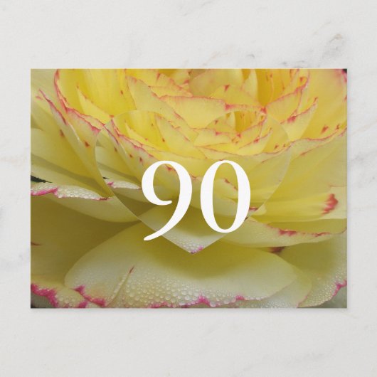 90歳の誕生日 ポストカード (正面)