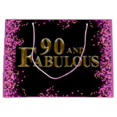 90歳の誕生日 ラージペーパーバッグ (正面)