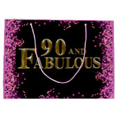 90歳の誕生日 ラージペーパーバッグ (裏面)