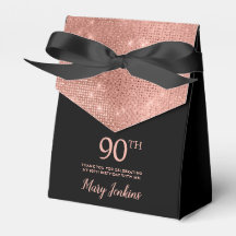 90歳の誕生日 ローズゴールド サンクスギフトボックス