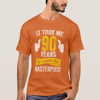 90歳の面白いジョーク 90歳の誕生日おもしろグッズ ユーモア 再 Tシャツ