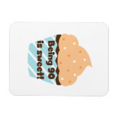 90歳は甘い誕生日Tシャツとプレゼント マグネット (横)