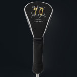 90歳を良い誕生日に見せる金ゴールド ゴルフヘッドカバー<br><div class="desc">90良い金ゴールド効果の誕生日ゴルフギフト。色を変更できる。コレクションの一部。</div>