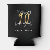 90歳を良い誕生日に見せる金ゴールド 缶クーラー (正面)