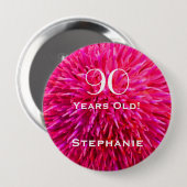 90歳ホットピパーソナライズされたンク抽象芸術ピン 缶バッジ (正面&裏面)