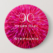 90歳ホットピパーソナライズされたンク抽象芸術ピン 缶バッジ (正面)