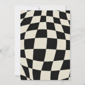 90歳モダンの誕生日パーティーの写真 招待状 (裏面)