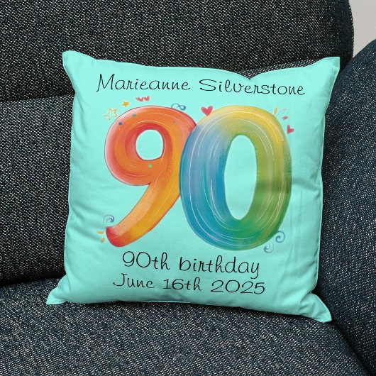 90歳記念の誕生日プレゼント90歳90歳 クッション